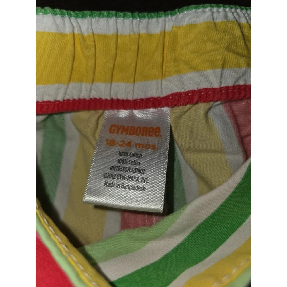 Gymboree strawberry sweetheart top size 2t‎ shorts size 18 24 months